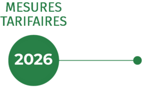 2026 MESURES TARIFAIRES
